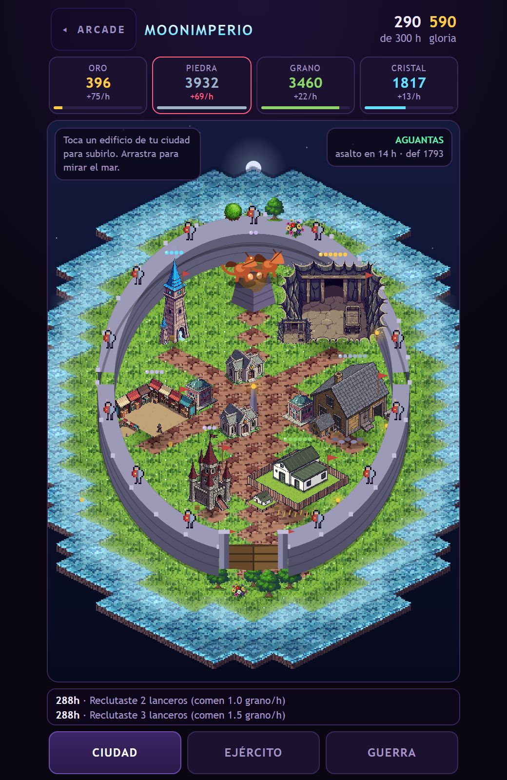Vista de MOONIMPERIO